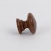 Knob style A 30mm walnut lacquered wooden knob